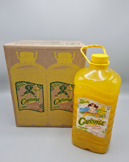 Detergente Líquido Carisma , Caja con 4 Galones de 3.785 L