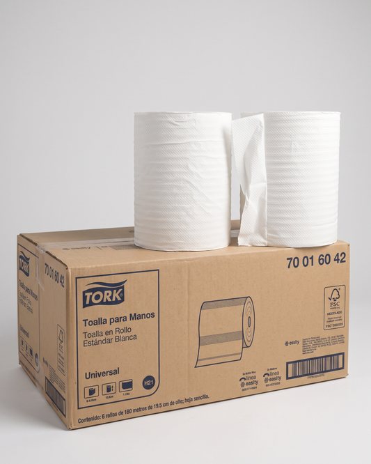 Papel Higiénico Tork en Bobina, Paquete con 12 Piezas